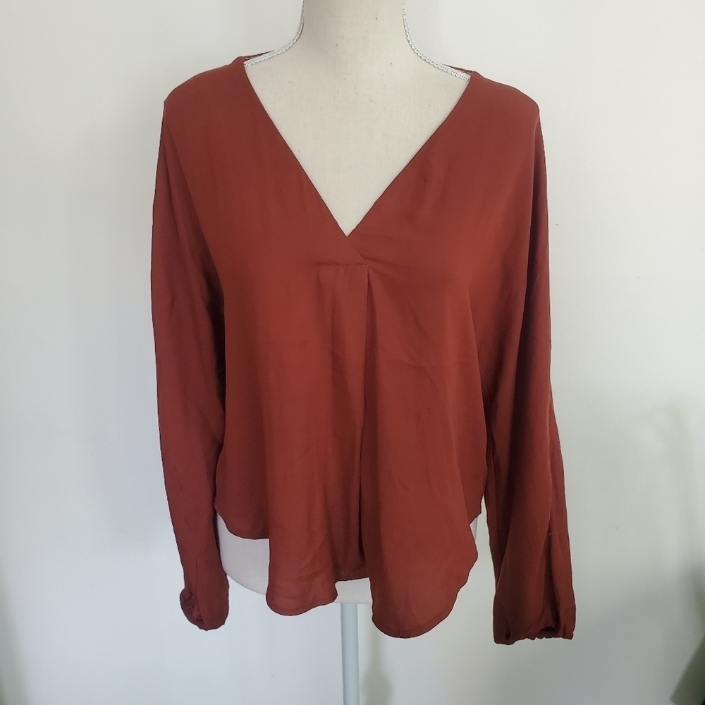 Anthropologie | Dolan Left Coast Collection Long Sleeved Blouse - Picture 2 of 8